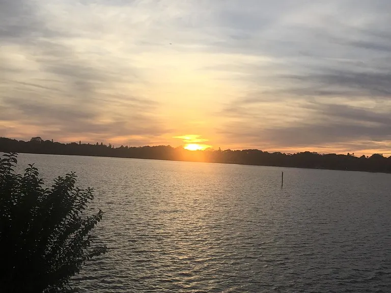 Sunset from the balcony