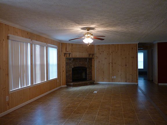 Large living room with firep