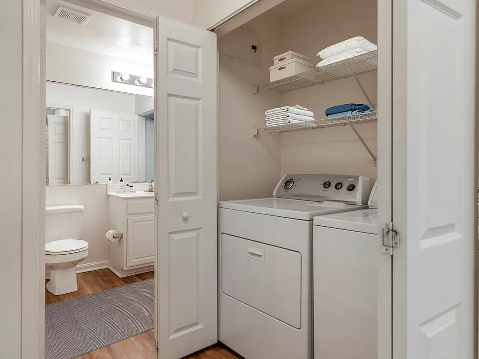 In-unit washer and dryer