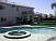 back yard veiw of heated pool