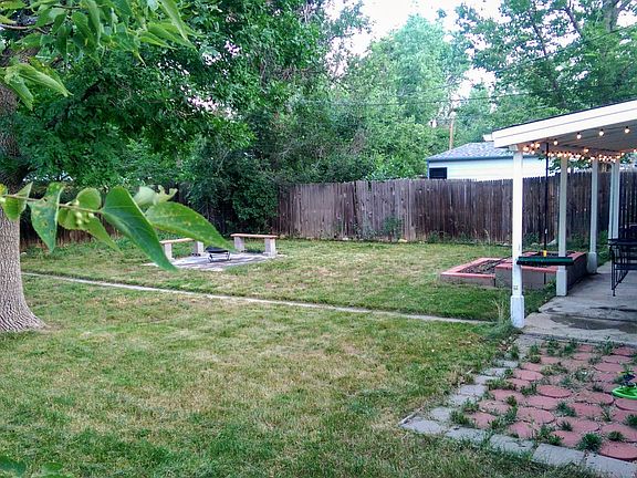 Back yard and patio