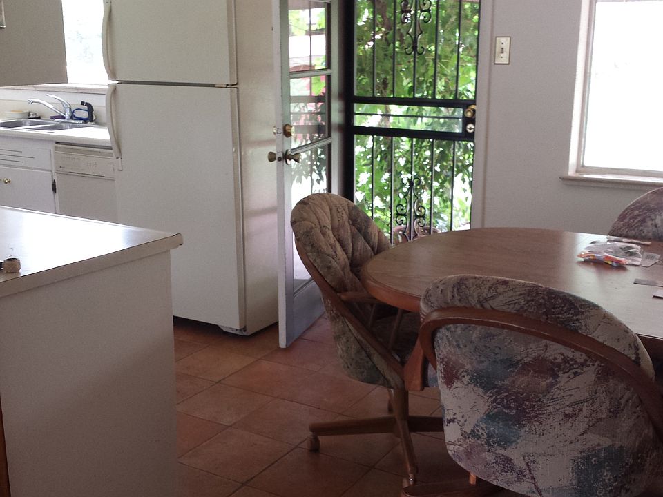 Sunny kitchen and dining area