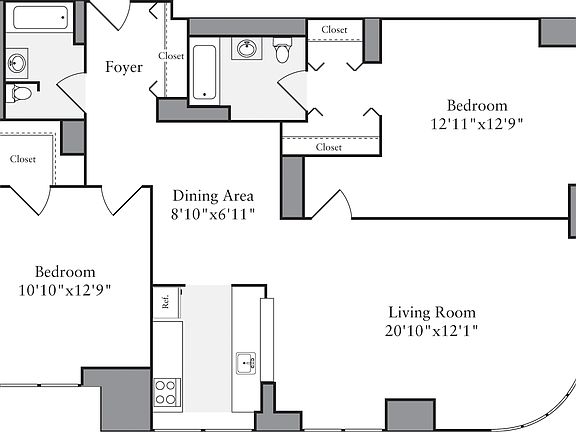 2nd image of 505 W 54th St APT 419
