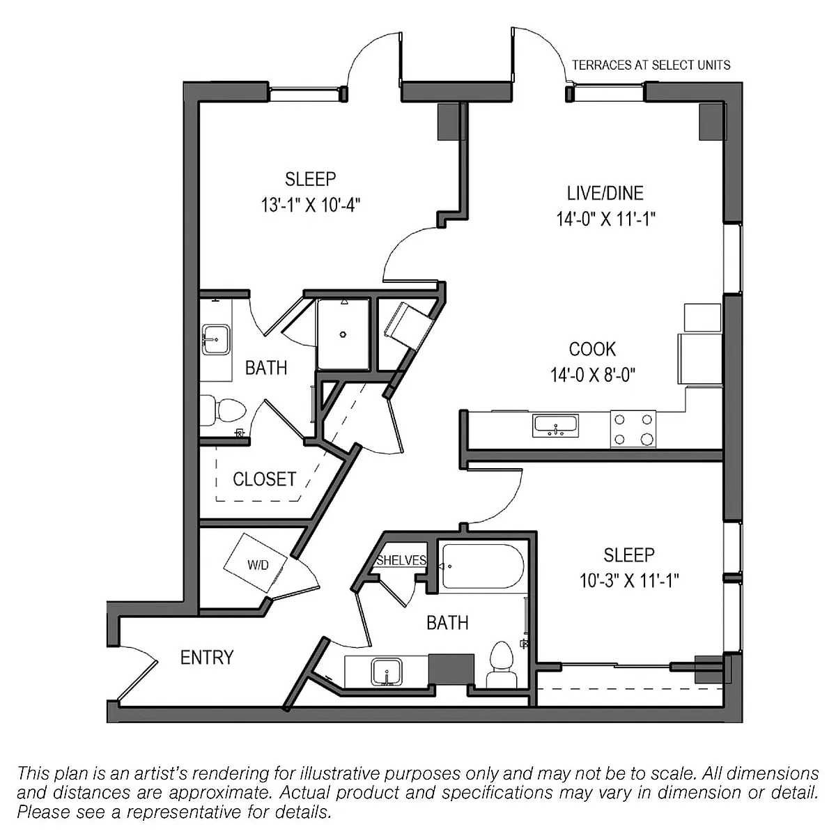 Floor plan B3