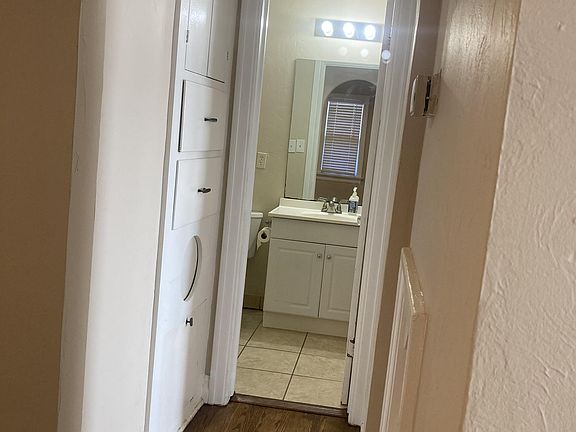 Hall Storage and Bathroom