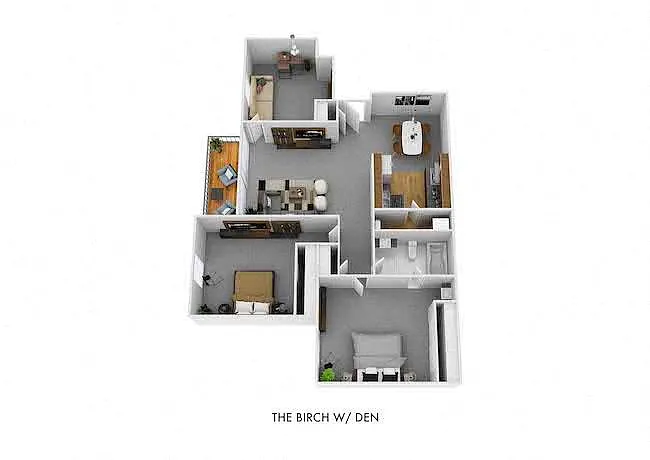 Floor plan The Birch with Den