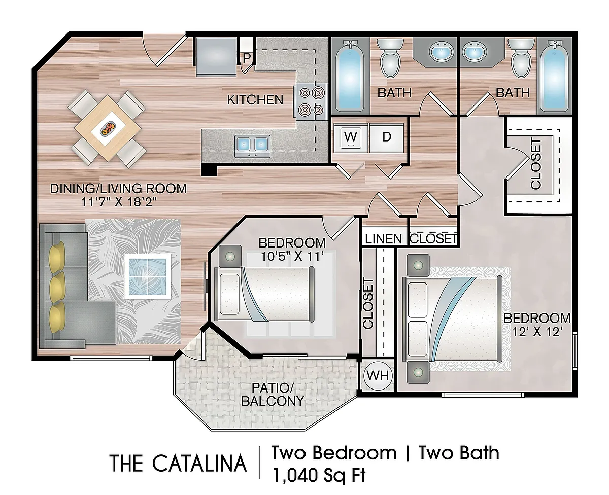 Floor plan The Catalina - Premium Plus