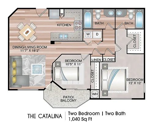 Floor plan The Catalina - Premium Plus