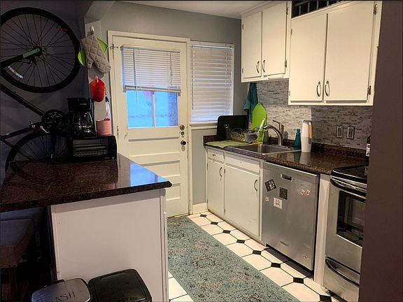 Kitchen and Entrance from Parking Lot