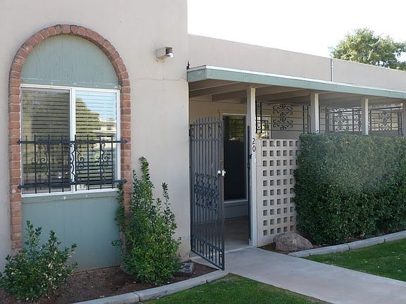 Gated entry via front patio