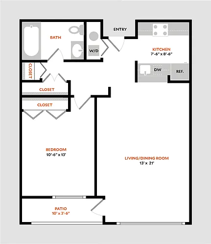 Floor plan Plan 1CR