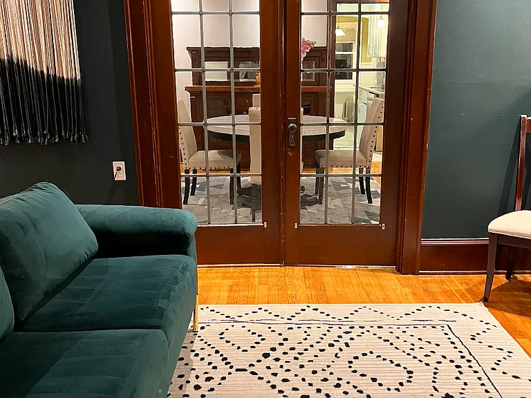 Main Floor Living Room looking into Dining Room