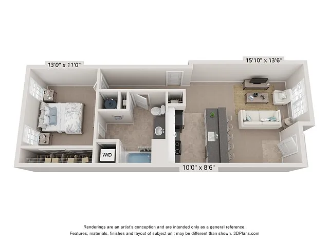 Floor plan Greystone I Flat
