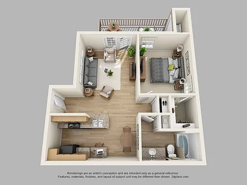 Floor plan A1B