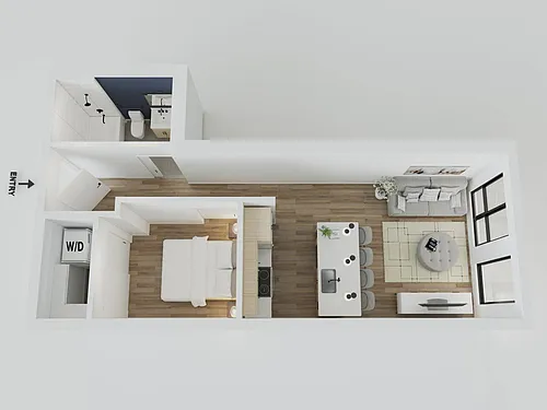 Floor plan Alcove - Itasca