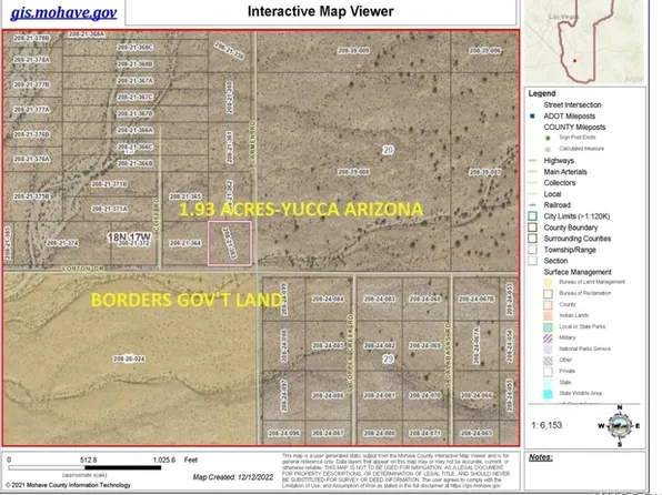 0 Lorton Rd, Yucca, AZ 86438