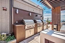 Rooftop BBQ grills