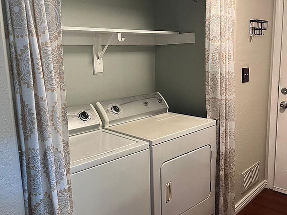 Washer/Dryer on main floor by kitchen