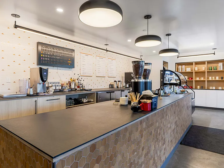 Pilgrim Coffeehouse located inside Geo