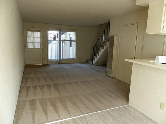 view of living room from dining area