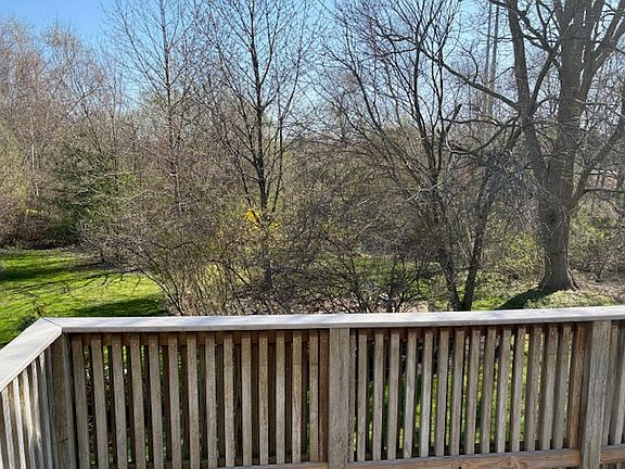 Garden from deck off living and dining room