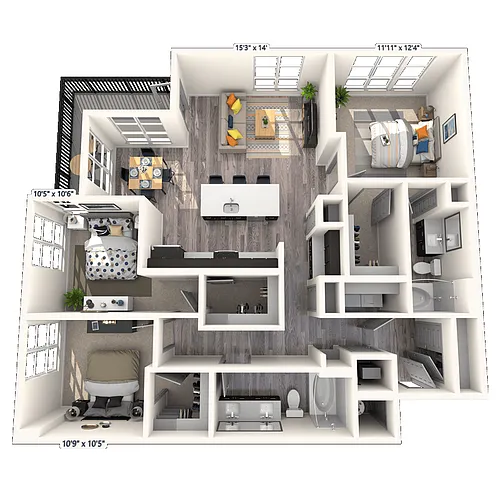Floor plan C1