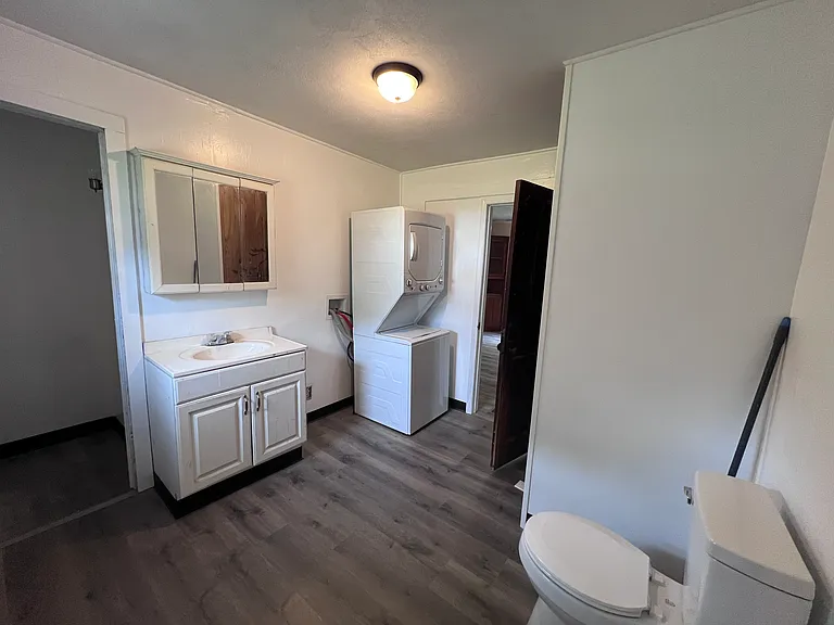 First Floor Half Bath With Laundry