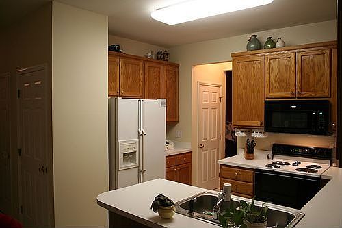 Kitchen has 2 pantries plus a storage closet