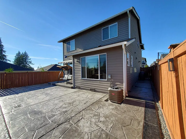Backyard (Concrete Patio)