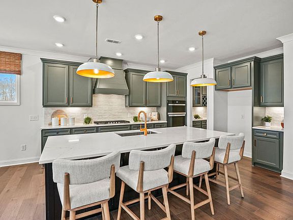 Spacious Kitchen with an Island