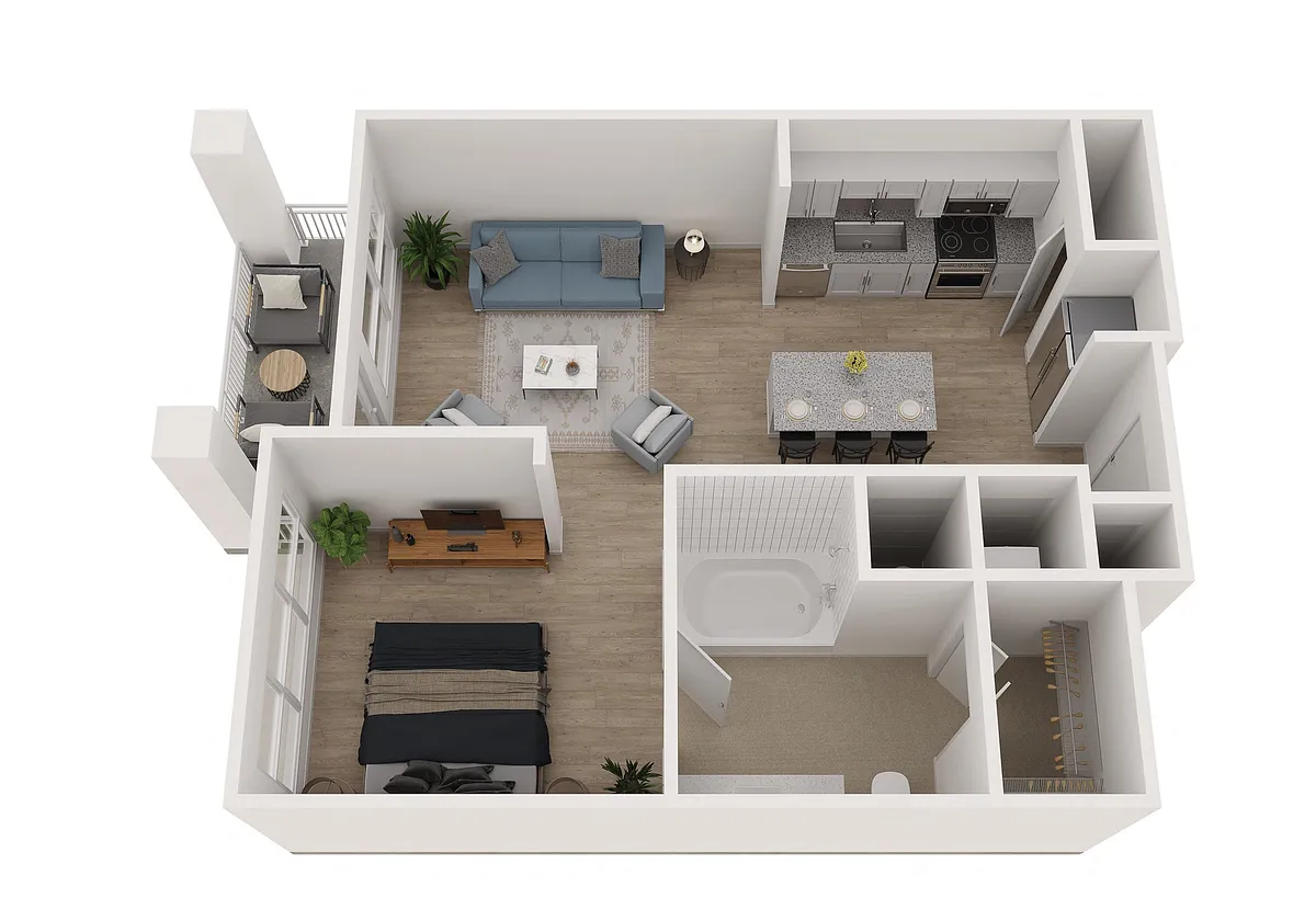 Floor plan E1