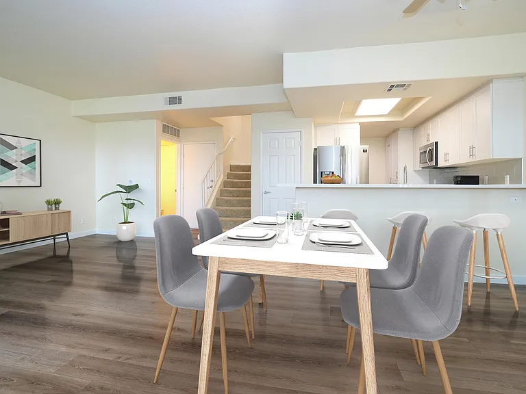 Living Room, Dining Room, Kitchen