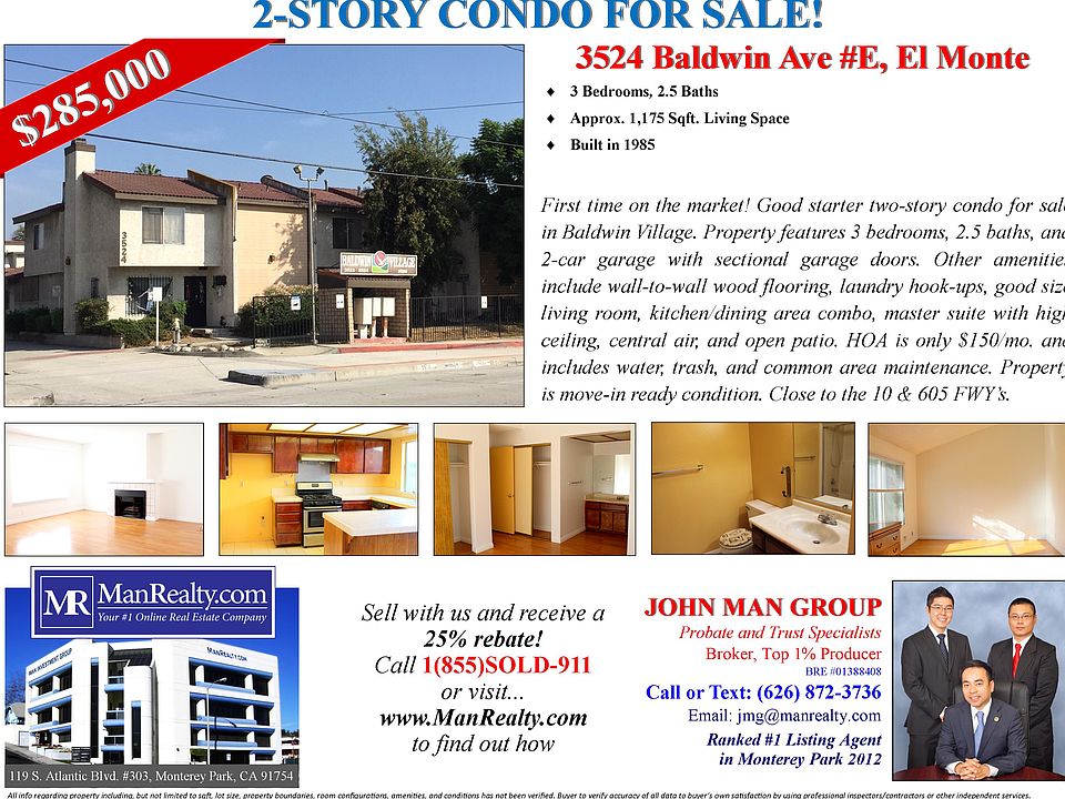 1st image of 3524 Baldwin Ave APT E