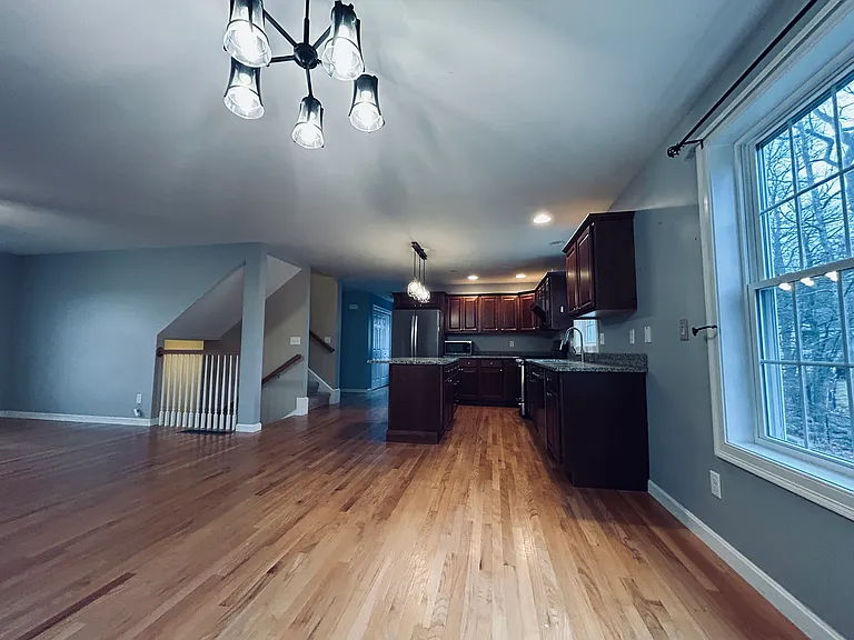 Dinning area and kitchen - ample sunlight throughout the day