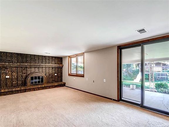 Fireplace and backyard access
