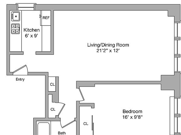 2nd image of 245 E 35th St APT 2G