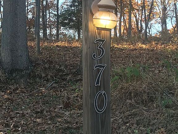 Large wooded lot. 