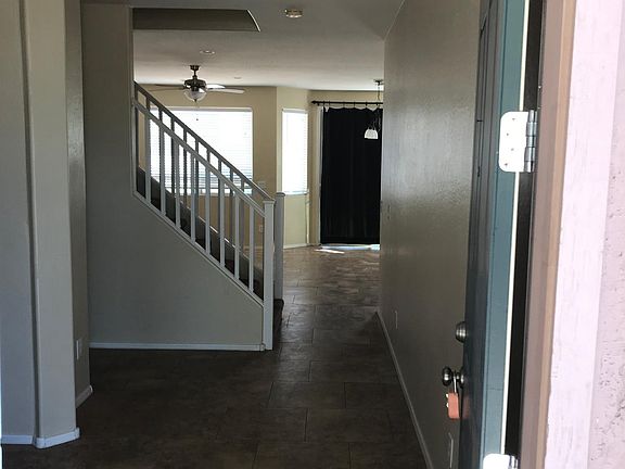 Front door looking in.