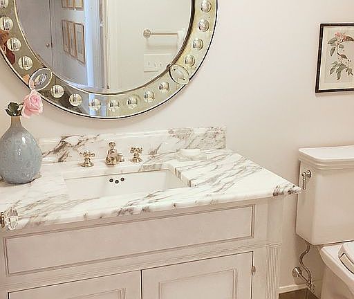 Calacatta hall bath w
Shower