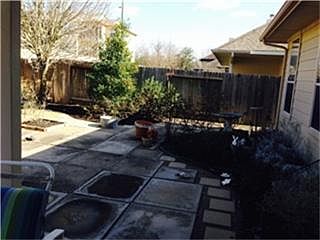 Low maintenance back yard.