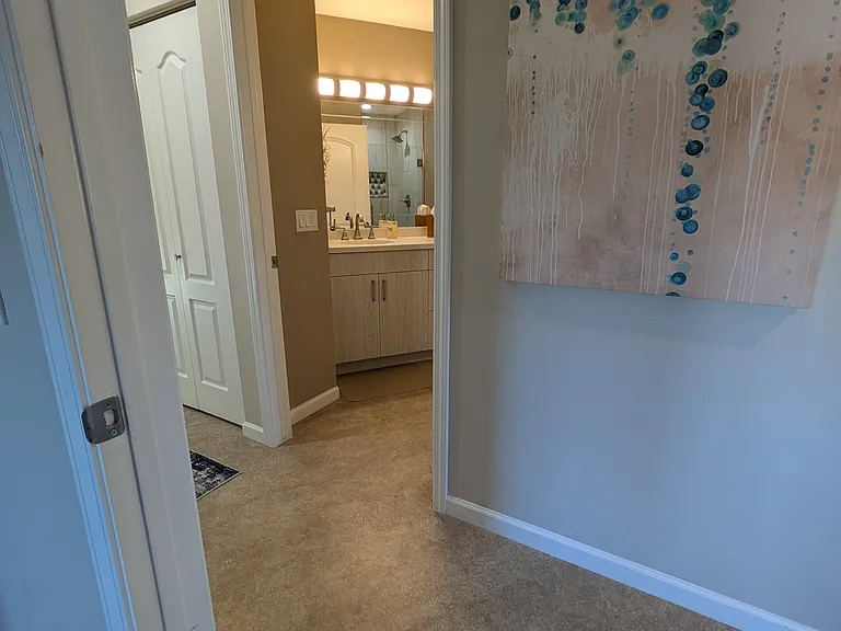 Private bath across the hall from your room