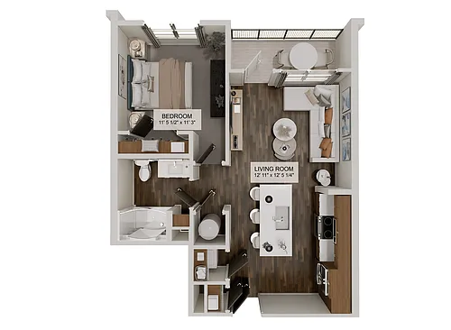 Floor plan Vantage (A1C)