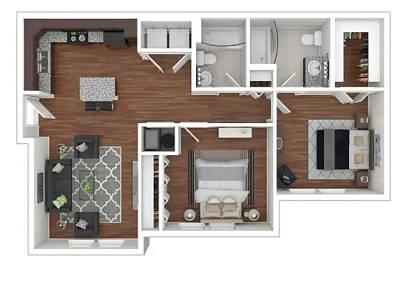 Floor plan 2 Bedroom