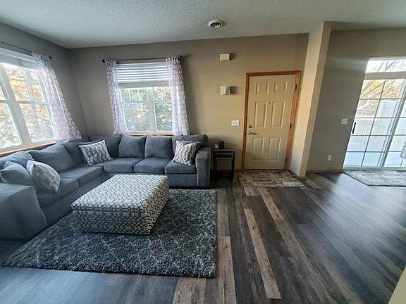 Living Room with new flooring