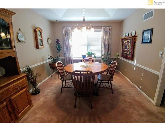 Formal dining room off kitchen!