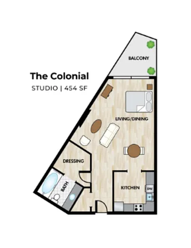 Floor plan The Colonial