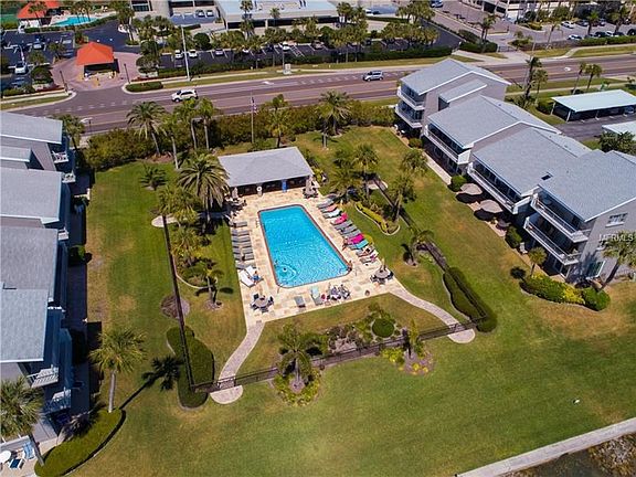 High view of Pool Area