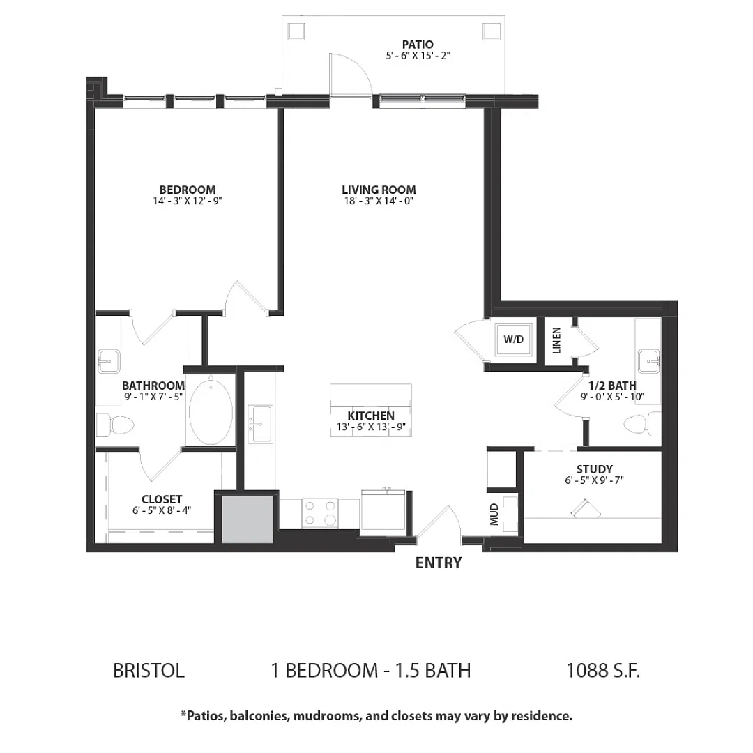 Floor plan Bristol