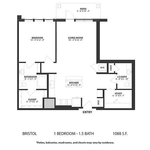 Floor plan Bristol