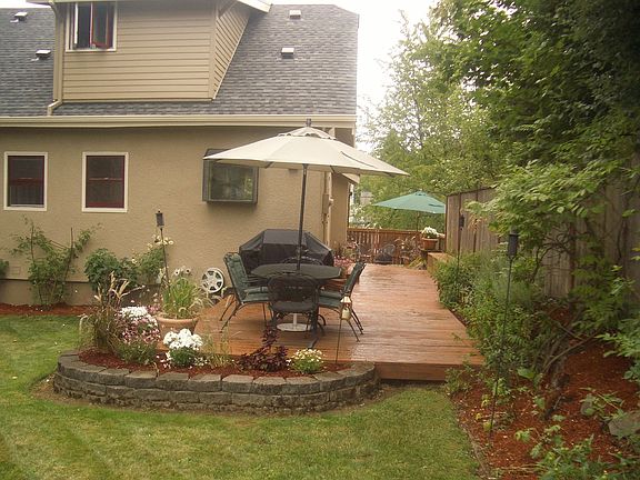 Backyard and Deck